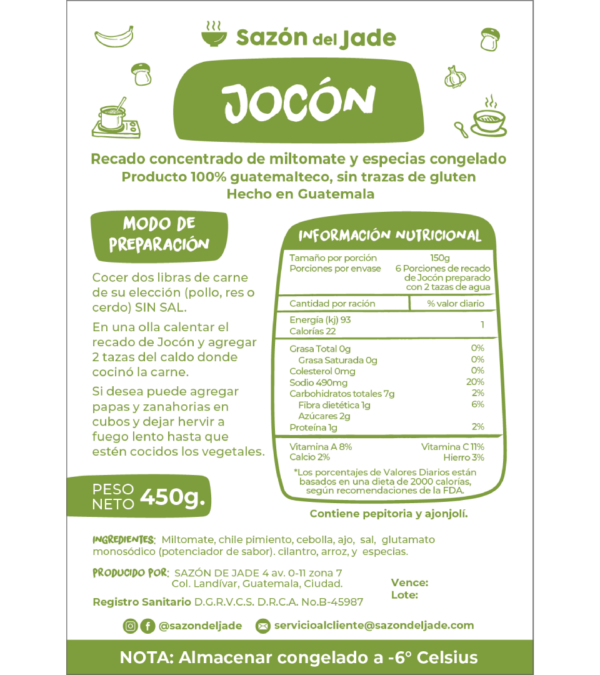 09 Jocón etiqueta