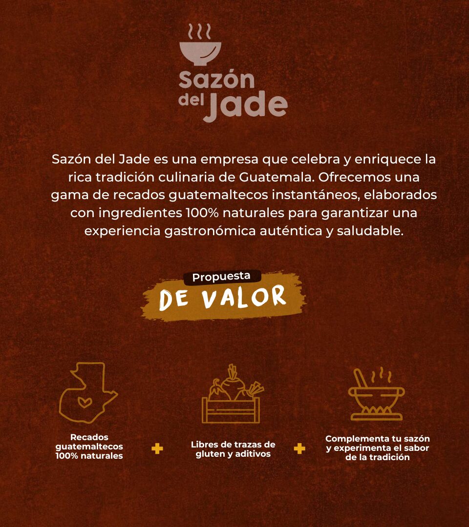 Recados Propuesta de Valor Sazón del Jade